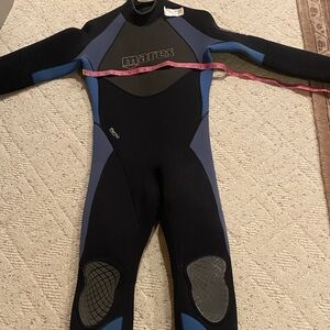 Mens Wetsuit - 5mm - Black and Blue - M